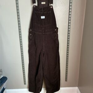 Small Levi's Brown Corduroy Overalls